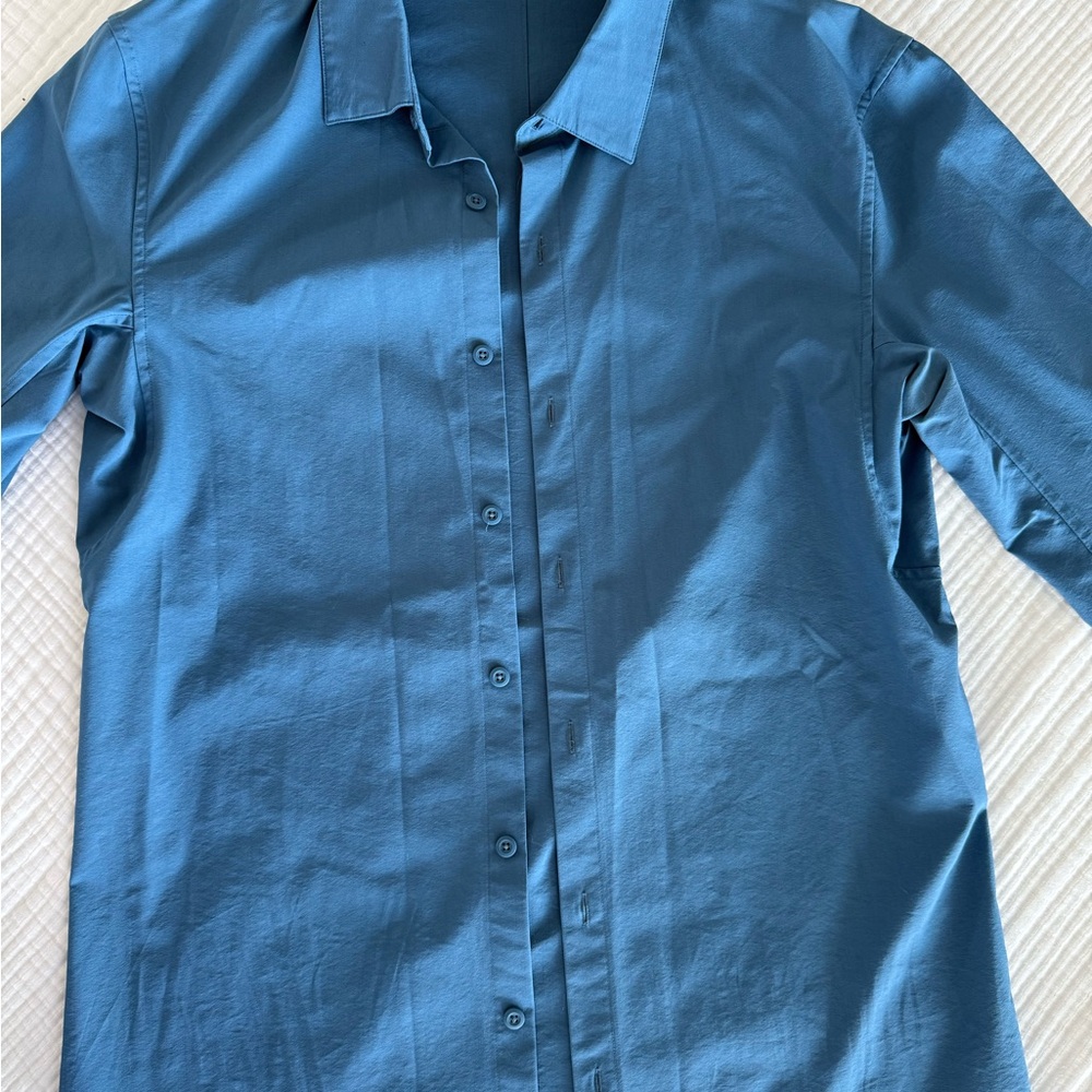 Men's Blue Lululemon Commission Shirt